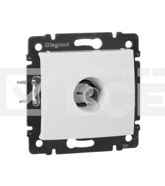 Телевизионная проходная розетка Legrand Valena 774431, белая, 14дБ
