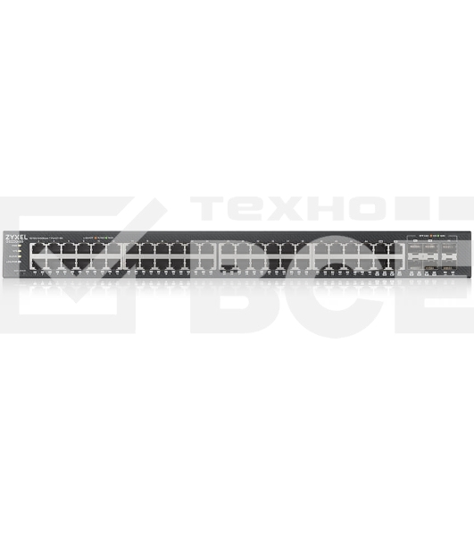 Гибридный L2 коммутатор Zyxel NebulaFlex Pro GS2210-50, rack 19