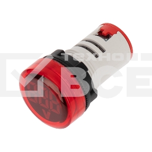 Индикатор значения напряжения красный VD22 70-500 В Rexant