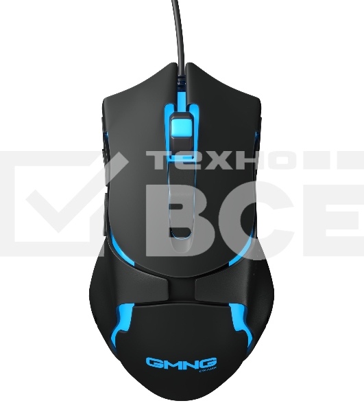 Мышь проводная GMNG 703GM черный, 3200 dpi, USB, кнопки - 6