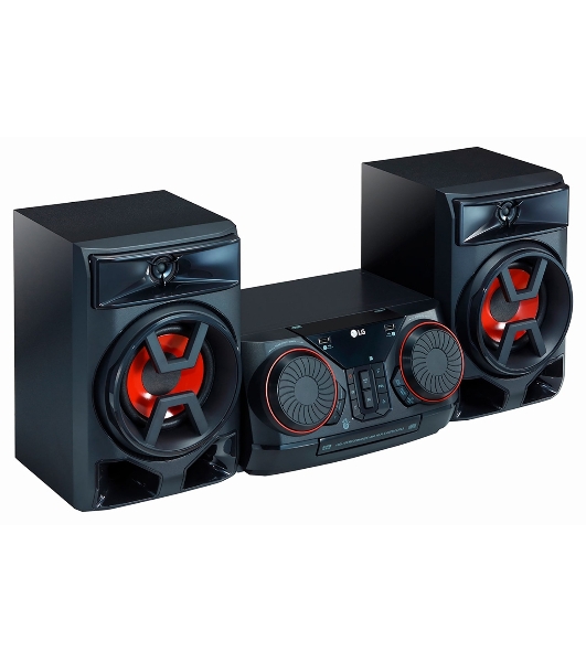 Музыкальный центр LG CK43 Мидисистема, мощность 300 Вт, DVD, FM, MP3, Воспр. с USB 2, HDMI, Bluetooth, аудиовход, Karaoke Star, Wireless Party Link