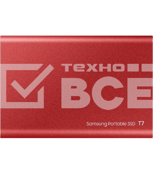 Накопитель SSD Samsung T7 MU-PC1T0R/WW, USB-C, 1Tb, 1.8