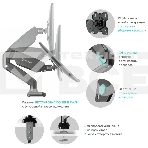 Кронштейн (держатель) ONKRON G80 для монитора 13