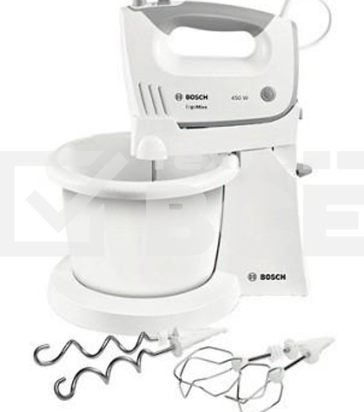 Миксер стационарный Bosch MFQ36460 450Вт белый/серый