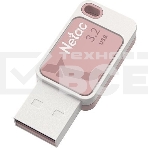 Флеш диск Netac 64Gb UA31 NT03UA31N-064G-20PK USB2.0, розовый, фото 1
