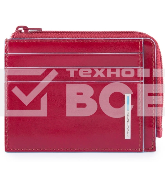 Чехол для кредитных карт Piquadro Blue Square PP4822B2R/R красный натур.кожа