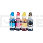 Набор чернил Sakura SIC13T664BA(664 BK) для Epson, водорастворимый тип, (черный, голубой, пурпурный, желтый), 4шт в наборе., фото3