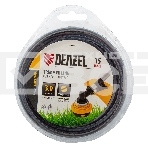 Леска для триммера двухкомпонентная зубчатый квадрат, 3,0мм х 15м, блистер EXTRA CORD Denzel, фото2