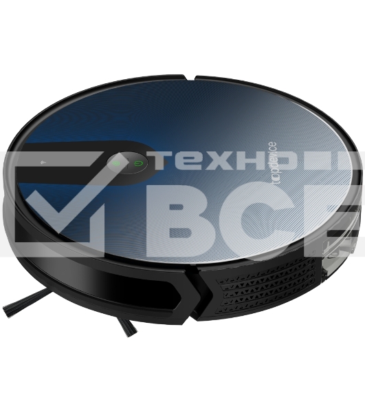 Робот-пылесос TopDevice TDSRC002_BK синий/черный, 35 Вт, 2600 мАч Li-Ion, уборка влажная/сухая, пылесборник контейнер 0.4 л