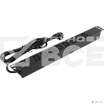 Блок розеток горизонтальный ExeGate ServerPro PDU-19H809 Al-8C13-EU2.5, 19