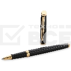 Ручка роллер Waterman Hemisphere (CWS0920650) Mars Black GT F черн. черн. подар.кор., фото5