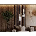 Светильник Ambrella light LH53181 BS/CL латунь/прозрачный E14 max 40W D140*1950, фото3