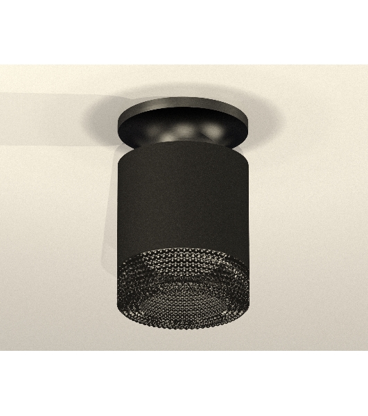 Светильник Ambrella Light XS7402064  SBK/PBK/BK черный песок/черный полированный/тонированный MR16 GU5.3 (N7926, C7402, N7192)
