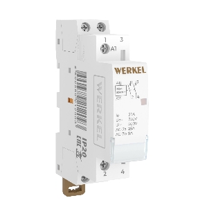 Контактор модульный Werkel 25 A 2NO (1 мод.) W941M25O