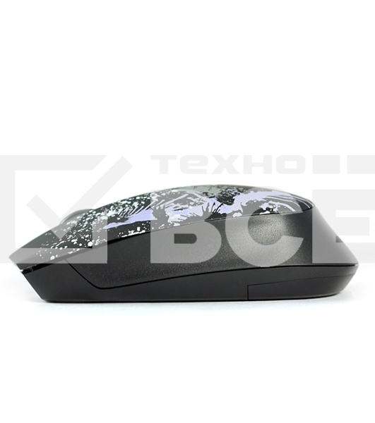 Мышь беспроводная Crown CMM-930W черный, 1600 dpi, радиоканал, USB, кнопки - 4