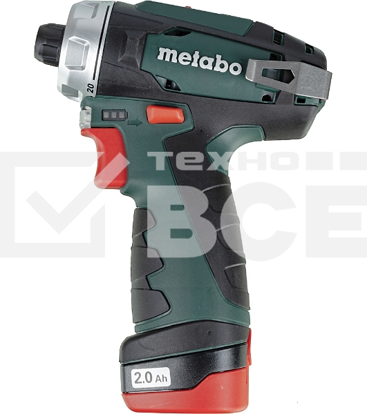 Дрель-шуруповерт Metabo PowerMaxx BS 600984000, Аккумуляторный, 10,8В, 2 АКБ