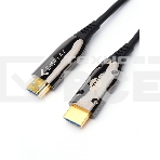 Кабель HDMI 15 м (HIGH speed, Metal gold, Optical) 8K VER 2.1 Кабель HDMI 15 м (HIGH speed, Metal gold, Optical) 8K VER 2.1, фото2