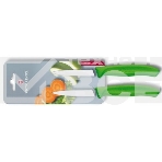 Набор ножей кухон. Victorinox Swiss Classic (6.7606.L114B) компл.:2шт салатовый блистер, фото 1