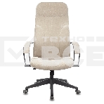 Кресло руководителя Бюрократ CH-608Fabric Light-21 песочный, крестовина пластик, фото6