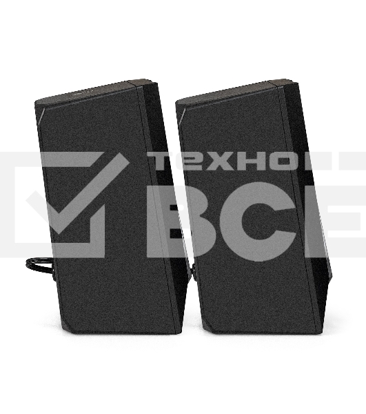 Акустическая система 2.0 ExeGate EX289688RUS Accord 240 (питание USB, 2х3Вт (6Вт RMS), 60-20000Гц, цвет черный, RGB подсветка)