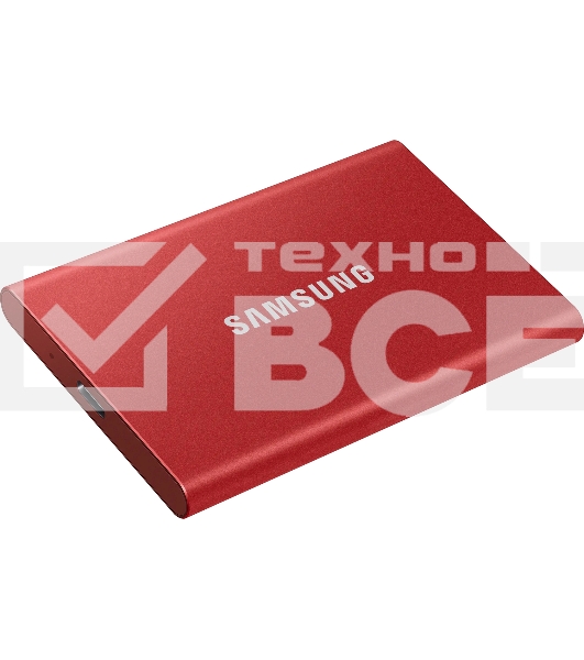 Накопитель SSD Samsung T7 MU-PC1T0R/WW, USB-C, 1Tb, 1.8