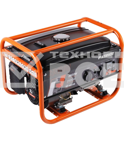 Электрогенератор бензиновый Patriot GRS 3500E, 2.5 кВт, 70 дб, 42 кг