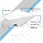 Светильник светодиодный 595х595х7.2 36Вт 2850лм 4000К IP40 панель ультратонкая с драйвером (аналог ЛВО) Gauss 145024236, фото2