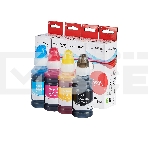 Набор чернил Sakura SIC13T664BA(664 BK) для Epson, водорастворимый тип, (черный, голубой, пурпурный, желтый), 4шт в наборе., фото 1