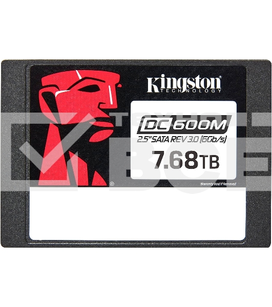 Накопитель SSD Kingston DC600M, 7680 ГБ, SATA III, R/W 560/530 МБ/с