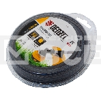 Леска для триммера двухкомпонентная зубчатый квадрат, 3,0мм х 15м, блистер EXTRA CORD Denzel, фото 1