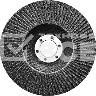 Круг лепестковый торцевой, конический, Р 60, 180 х 22,2 мм// Сибртех