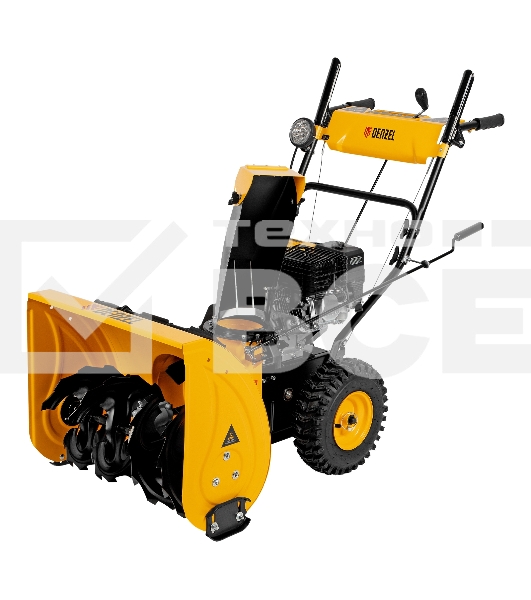 Бензиновая снегоуборочная машина SBM 610, 212cc, ручной старт, фара  Denzel