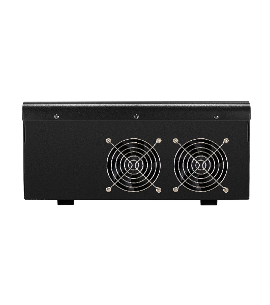 Комплект источника бесперебойного питания Exegate EX296005RUS + батарея 80Aч EX285654RUS 4шт (инвертор, синус, для котла, настенный) ExeGate FineSine SX-7000.LCD.AVR.2SH.T <7000VA/5000W, чистая синусоида, цветной LCD-дисплей, AVR, 2*Schuko+клеммы, линейно-интерактивный, крепление настенное, Black> + батарея ExeGate HRL 12-80 (12В, 80Ач) 4шт