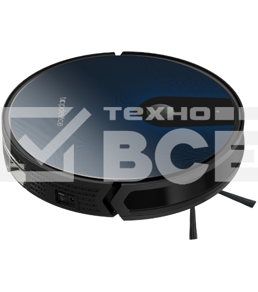 Робот-пылесос TopDevice TDSRC002_BK синий/черный, 35 Вт, 2600 мАч Li-Ion, уборка влажная/сухая, пылесборник контейнер 0.4 л