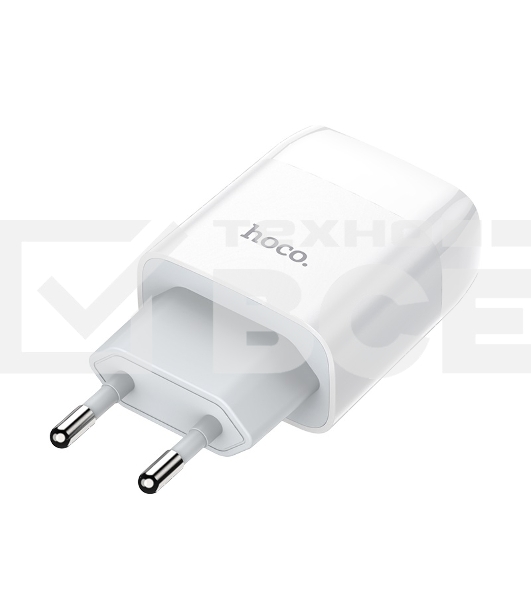 Сетевое зарядное устройство 1 USB/HOCO HC-12899 C72A/Выход: 10.5W/белый