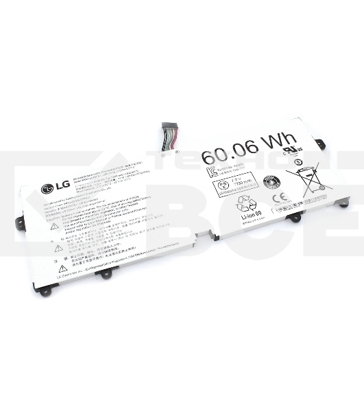 Аккумуляторная батарея для ноутбука LG Gram 14 (LBR1223E) 7.7V 7800mAh
