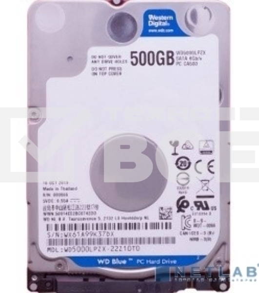 Жесткий диск Western Digital Blue™ WD5000LPZX 500ГБ 2,5