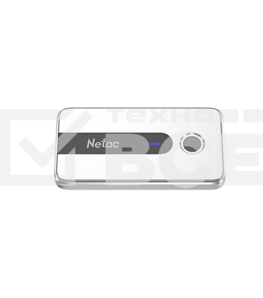 Внешний накопитель SSD Netac Z11 500GB USB 3.2 Gen 2 Type-C NT01Z11-500G-32SL (отпечаток пальца)