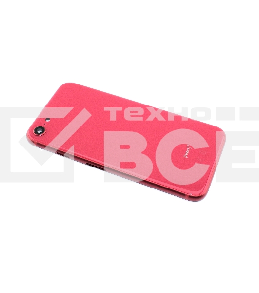 Задняя крышка (корпус) в сборе с рамкой для Apple iPhone SE2 красная