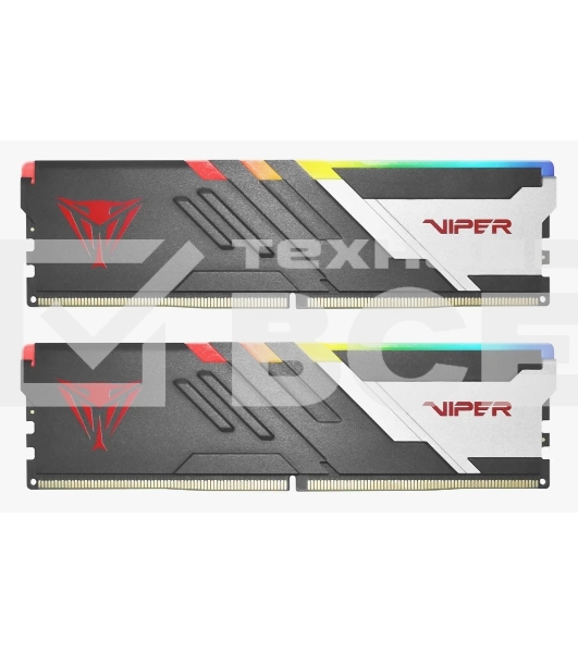 Оперативная память Patriot Viper Venom, DDR5, 32GB (2x16GB), 7200MHz, CL34, с радиаторами, RGB, черный