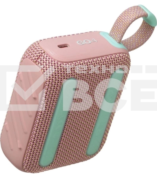 Портативная акустика JBL GO 4, розовый