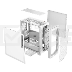 Компьютерный корпус PCCooler C3D510 WH ARGb, Tempered Glass Full Tower, White, TG, 0.7 SPCC, 3x120мм ARGb E-ATX, ATX, mATX, mITX 170/390/410мм 2x2.5