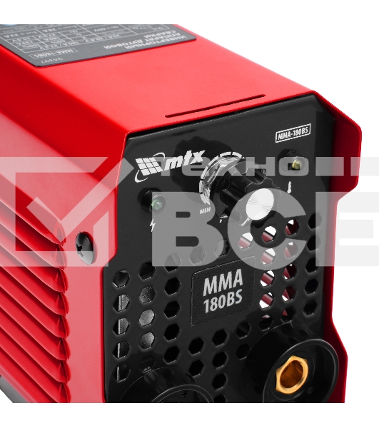 Инверторный аппарат дуговой сварки MMA-180BS, 180 А, ПВ 60% MTX