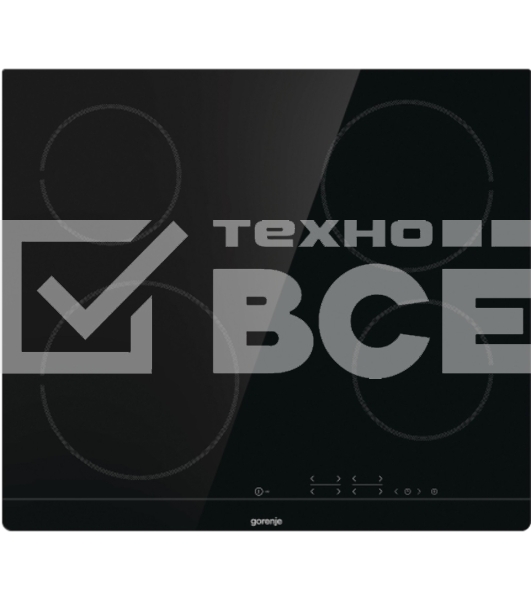 Электрическая варочная панель Gorenje ECT641BSC, Hi-Light, независимая, черный