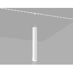 Акцентный подвесной светильник GL4520 WH белый IP20 12W 3CCT 3000-6000K SMART 48V 24° D40*300, фото 1