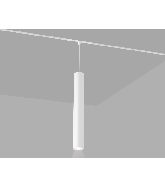 Акцентный подвесной светильник GL4520 WH белый IP20 12W 3CCT 3000-6000K SMART 48V 24° D40*300