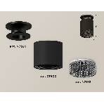Светильник Ambrella Light XS7402064  SBK/PBK/BK черный песок/черный полированный/тонированный MR16 GU5.3 (N7926, C7402, N7192), фото 1