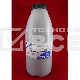 Тонер Kyocera TK-100/110/120/130/170/1140, FS-720/820/920/1016MFP/1116MFP/1030/1028MFP/1128MFP/1035/1135MFP/1300D/1350/1370DN/1320D, M2035/M2535 (фл. 300г) B&W Standart фас Россия