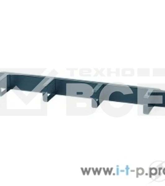 Кабельный организатор Hyperline CM-1U-ML с металлическими кольцами, 19