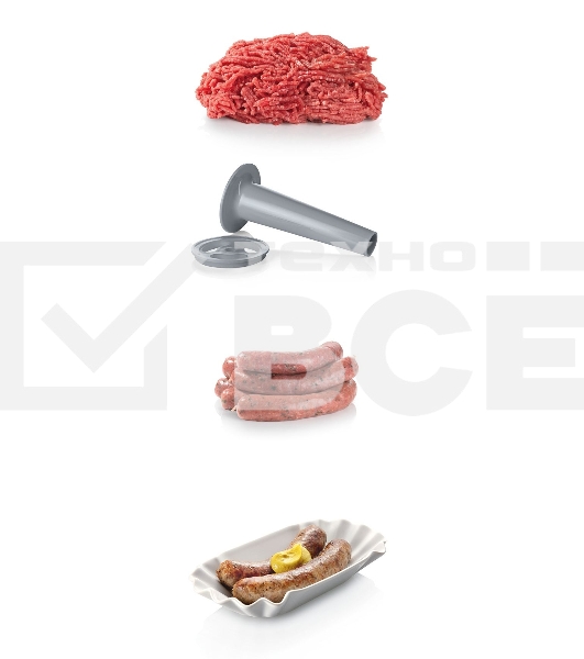 Мясорубка Bosch ProPower MFW66020 1800Вт белый/серый